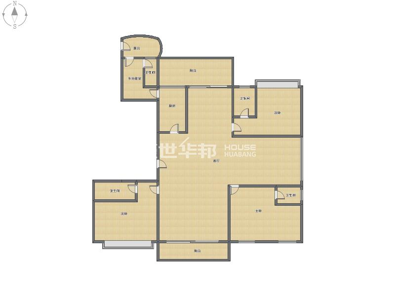 名城公馆二手房-户型图