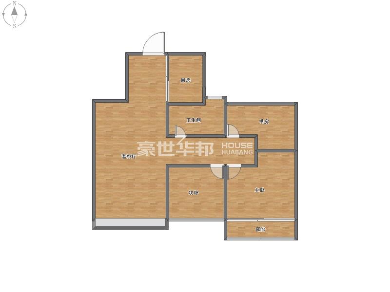 名城公馆二手房-户型图
