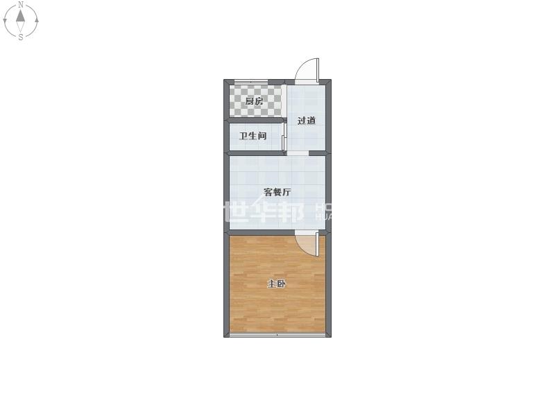 中兴公寓出租房-户型图