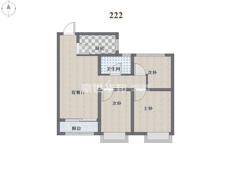 海棠公寓二手房-户型图