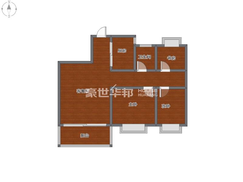 名城公馆二手房-户型图