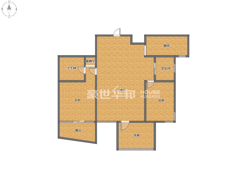 枫华府第二手房-户型图