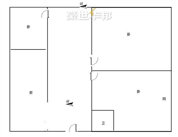 青园小区出租房-户型图